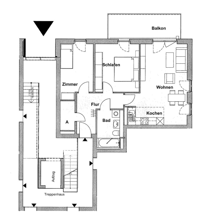 3 Zimmer Wohnung, EG - 3-Zimmer-Neubauwohnung mit Balkon in Lohbrügge